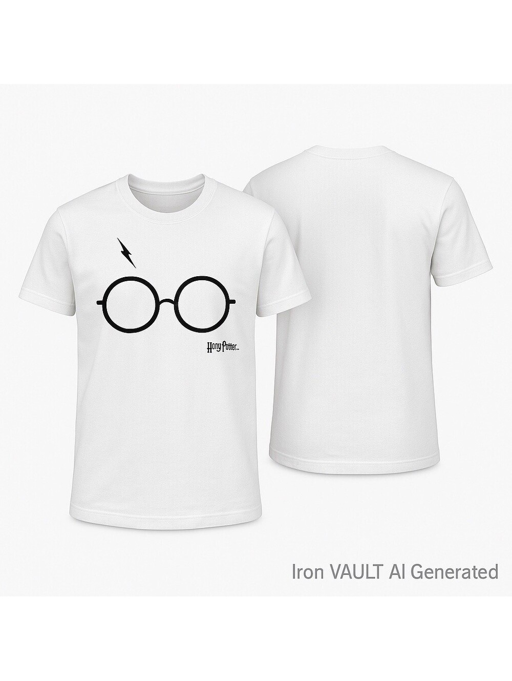 Harry Potter Wizarding World T-Shirt Medium White Glasses Lightning Bolt